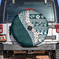 Hawaii Plumeria Tribal Vintage Spare Tire Cover Special Turquoise LT03 Turquoise - Polynesian Pride