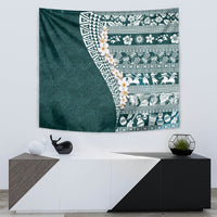Hawaii Plumeria Tribal Vintage Tapestry Special Turquoise LT03 - Polynesian Pride