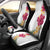 Hawaiian Plumeria and Hibiscus Car Seat Cover White Mode