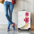 Hawaiian Plumeria and Hibiscus Luggage Cover White Mode