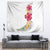 Hawaiian Plumeria and Hibiscus Tapestry White Mode