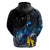 New Zealand Tui Bird Matariki Hoodie Galaxy Fern With Maori Pattern