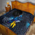 New Zealand Tui Bird Matariki Quilt Galaxy Fern With Maori Pattern