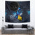 New Zealand Tui Bird Matariki Tapestry Galaxy Fern With Maori Pattern