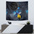 New Zealand Tui Bird Matariki Tapestry Galaxy Fern With Maori Pattern