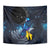 New Zealand Tui Bird Matariki Tapestry Galaxy Fern With Maori Pattern