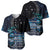 New Zealand Tui Bird Baseball Jersey Matariki Poetry Pattern Galaxy Style