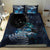 New Zealand Tui Bird Bedding Set Matariki Poetry Pattern Galaxy Style