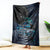 New Zealand Tui Bird Blanket Matariki Poetry Pattern Galaxy Style