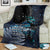 New Zealand Tui Bird Blanket Matariki Poetry Pattern Galaxy Style