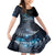 New Zealand Tui Bird Family Matching Mermaid Dress and Hawaiian Shirt Matariki Poetry Pattern Galaxy Style