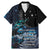 New Zealand Tui Bird Family Matching Mermaid Dress and Hawaiian Shirt Matariki Poetry Pattern Galaxy Style