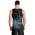 New Zealand Tui Bird Men Tank Top Matariki Poetry Pattern Galaxy Style