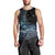 New Zealand Tui Bird Men Tank Top Matariki Poetry Pattern Galaxy Style