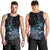 New Zealand Tui Bird Men Tank Top Matariki Poetry Pattern Galaxy Style