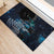 New Zealand Tui Bird Rubber Doormat Matariki Poetry Pattern Galaxy Style