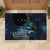 New Zealand Tui Bird Rubber Doormat Matariki Poetry Pattern Galaxy Style