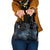 New Zealand Tui Bird Shoulder Handbag Matariki Poetry Pattern Galaxy Style