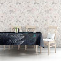 New Zealand Tui Bird Tablecloth Matariki Poetry Pattern Galaxy Style