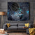 New Zealand Tui Bird Tapestry Matariki Poetry Pattern Galaxy Style