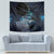 New Zealand Tui Bird Tapestry Matariki Poetry Pattern Galaxy Style