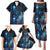 New Zealand Matariki Family Matching Puletasi and Hawaiian Shirt The Tribal Maori Face and Silver Fern