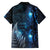 New Zealand Matariki Family Matching Short Sleeve Bodycon Dress and Hawaiian Shirt The Tribal Maori Face and Silver Fern