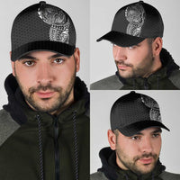 Hawaiian Traditional Tattoos Classic Cap Kakau Tribal Tropical Plants Motif Black Color LT03 - Polynesian Pride