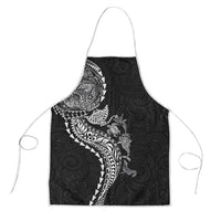 Hawaiian Kakau Tribal Sea Animals Tattoos Apron Black Color LT03 Black - Polynesian Pride
