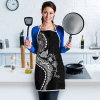 Hawaiian Kakau Tribal Sea Animals Tattoos Apron Black Color LT03 - Polynesian Pride