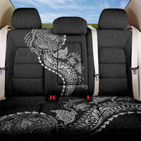 Hawaiian Kakau Tribal Sea Animals Tattoos Back Car Seat Cover Black Color LT03 One Size Black - Polynesian Pride