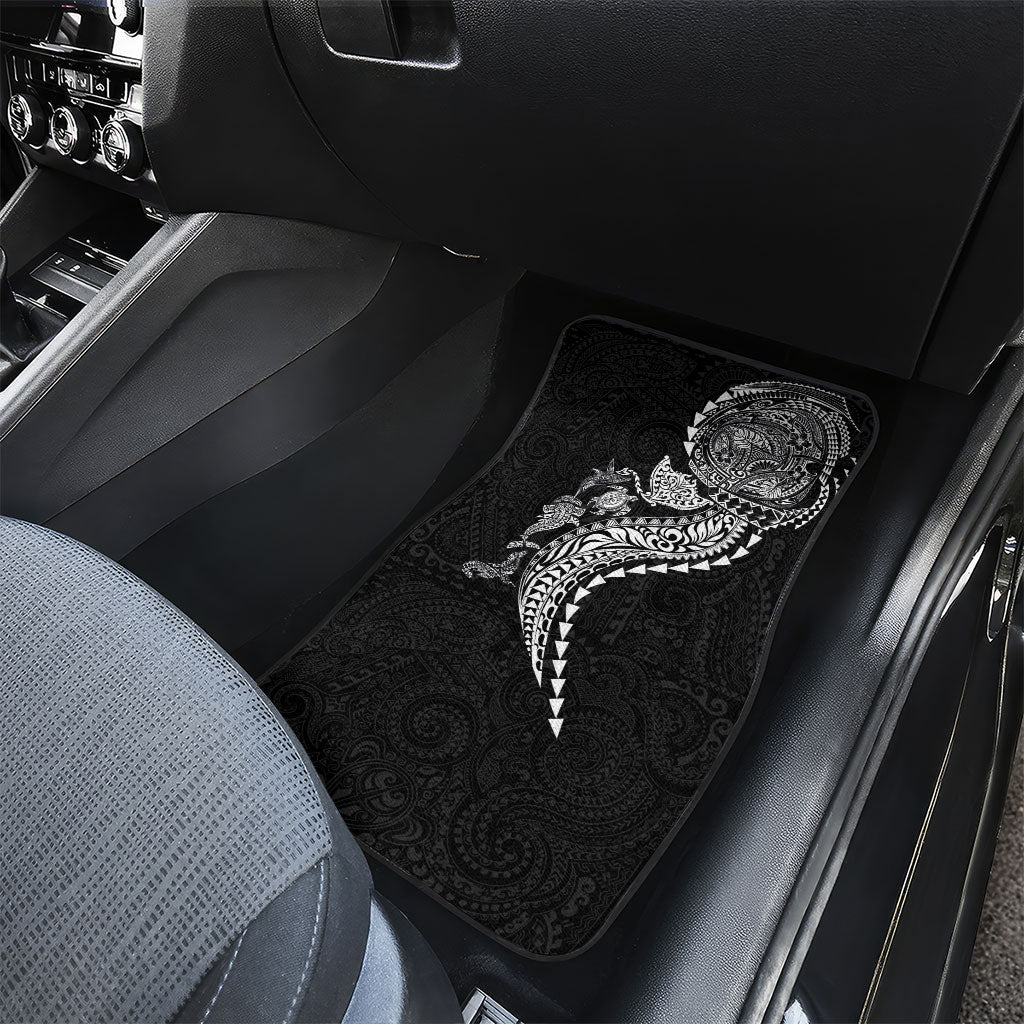 Hawaiian Kakau Tribal Sea Animals Tattoos Car Mats Black Color LT03 - Polynesian Pride