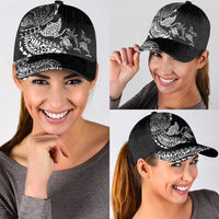 Hawaiian Kakau Tribal Sea Animals Tattoos Classic Cap Black Color LT03 - Polynesian Pride