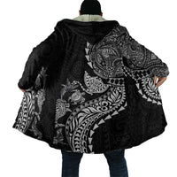 Hawaiian Kakau Tribal Sea Animals Tattoos Cloak Black Color LT03 - Polynesian Pride