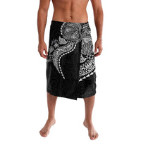 Hawaiian Kakau Tribal Sea Animals Tattoos Lavalava Black Color