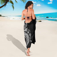 Hawaiian Kakau Tribal Sea Animals Tattoos Sarong Black Color LT03 - Polynesian Pride