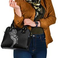 Hawaiian Kakau Tribal Sea Animals Tattoos Shoulder Handbag Black Color LT03 - Polynesian Pride