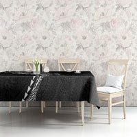 Hawaiian Kakau Tribal Sea Animals Tattoos Tablecloth Black Color LT03 - Polynesian Pride