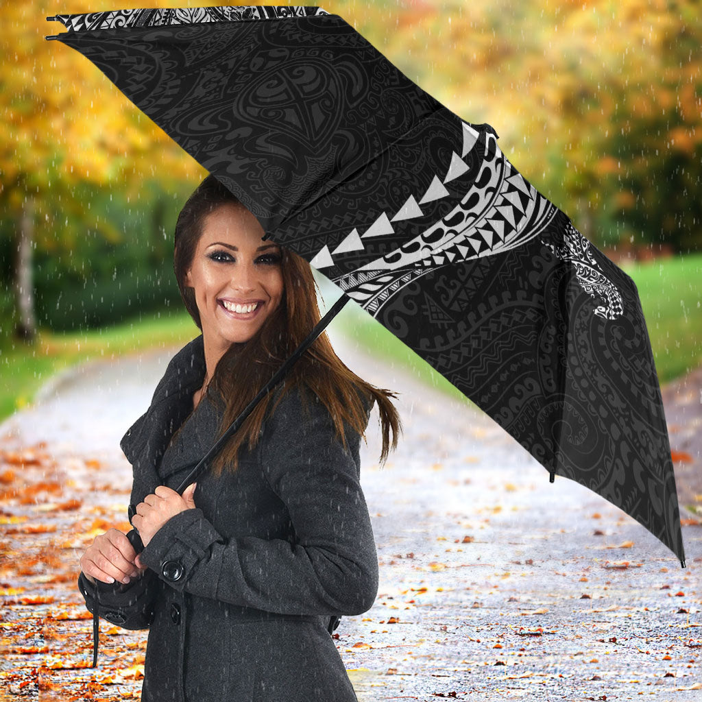 Hawaiian Kakau Tribal Sea Animals Tattoos Umbrella Black Color LT03 - Polynesian Pride