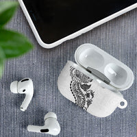 Hawaiian Kakau Tribal Sea Animals Tattoos AirPods Case White Color LT03 - Polynesian Pride