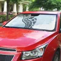 Hawaiian Kakau Tribal Sea Animals Tattoos Auto Sun Shade White Color LT03 - Polynesian Pride