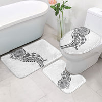 Hawaiian Kakau Tribal Sea Animals Tattoos Bathroom Set White Color LT03 - Polynesian Pride