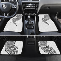Hawaiian Kakau Tribal Sea Animals Tattoos Car Mats White Color LT03 Set 4pcs White - Polynesian Pride
