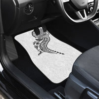 Hawaiian Kakau Tribal Sea Animals Tattoos Car Mats White Color LT03 - Polynesian Pride
