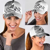 Hawaiian Kakau Tribal Sea Animals Tattoos Classic Cap White Color LT03 - Polynesian Pride