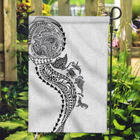 Hawaiian Kakau Tribal Sea Animals Tattoos Garden Flag White Color LT03 Garden Flag White - Polynesian Pride