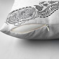 Hawaiian Kakau Tribal Sea Animals Tattoos Pillow Cover White Color LT03 - Polynesian Pride