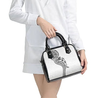 Hawaiian Kakau Tribal Sea Animals Tattoos Shoulder Handbag White Color LT03 - Polynesian Pride