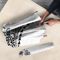 Hawaiian Kakau Tribal Sea Animals Tattoos Umbrella White Color LT03 - Polynesian Pride