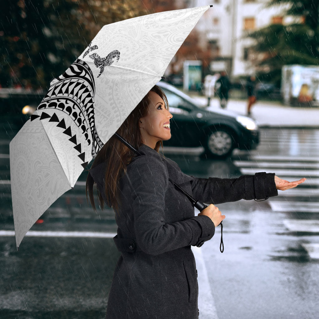 Hawaiian Kakau Tribal Sea Animals Tattoos Umbrella White Color LT03 - Polynesian Pride